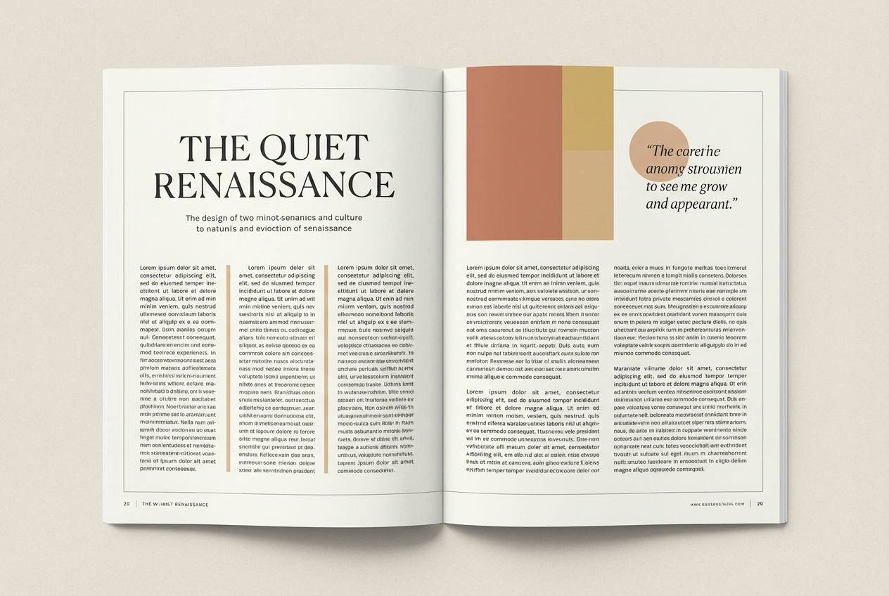 editorial magazine layout