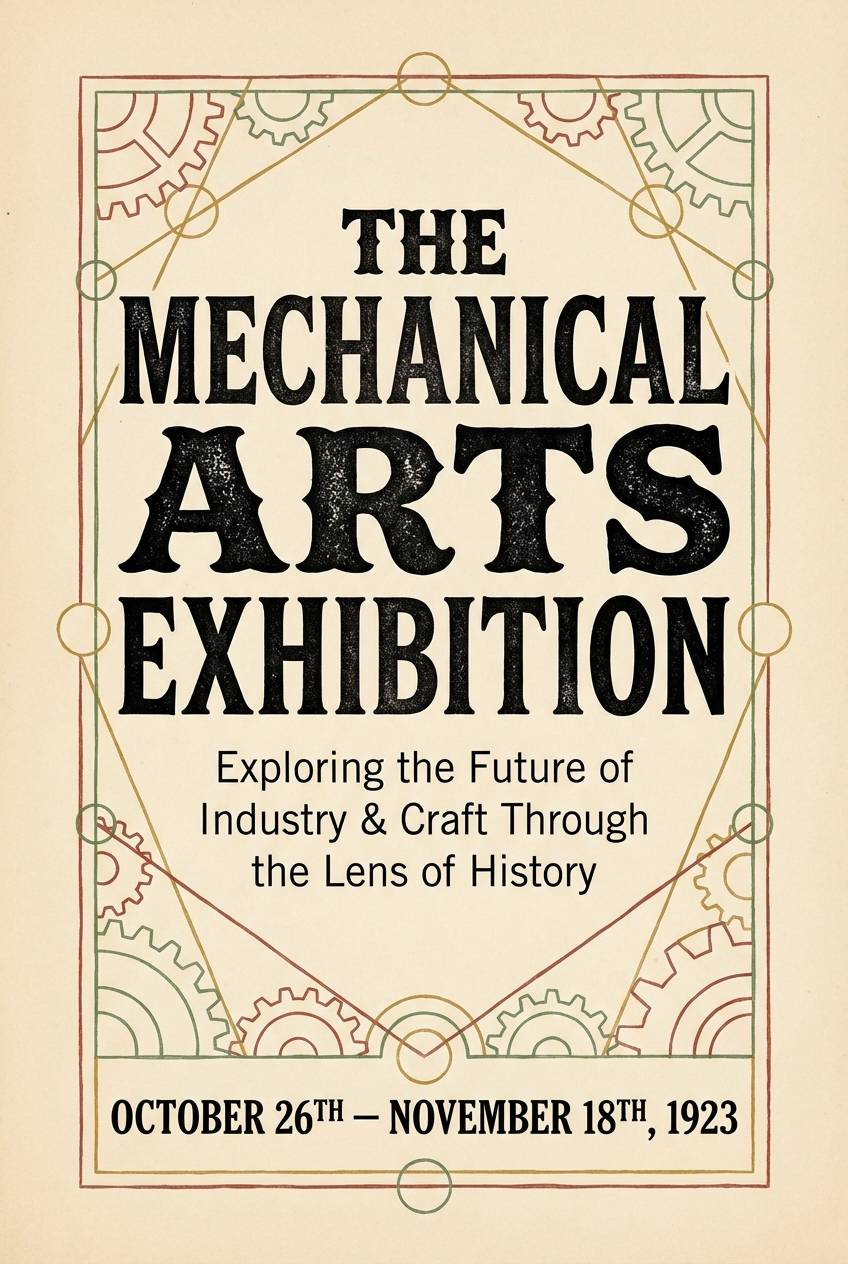 vintage style poster layout