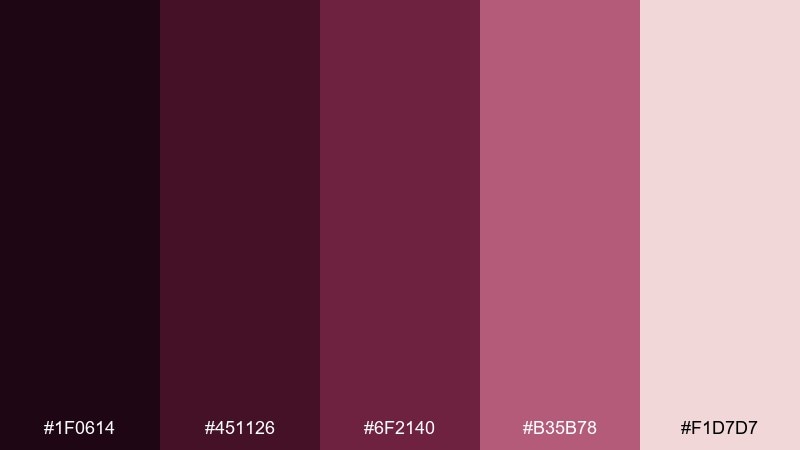 vintage velvet poster color palette with hex codes