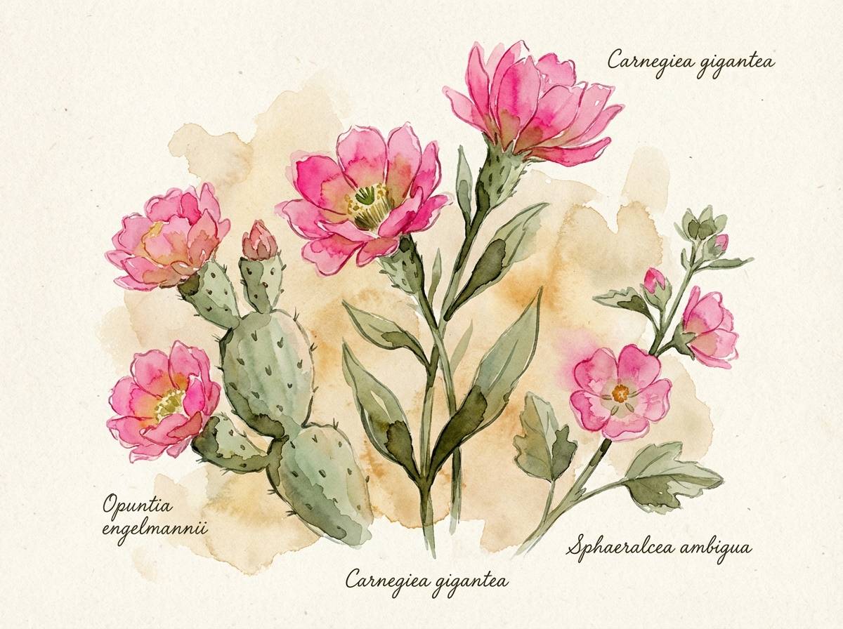 watercolor floral print