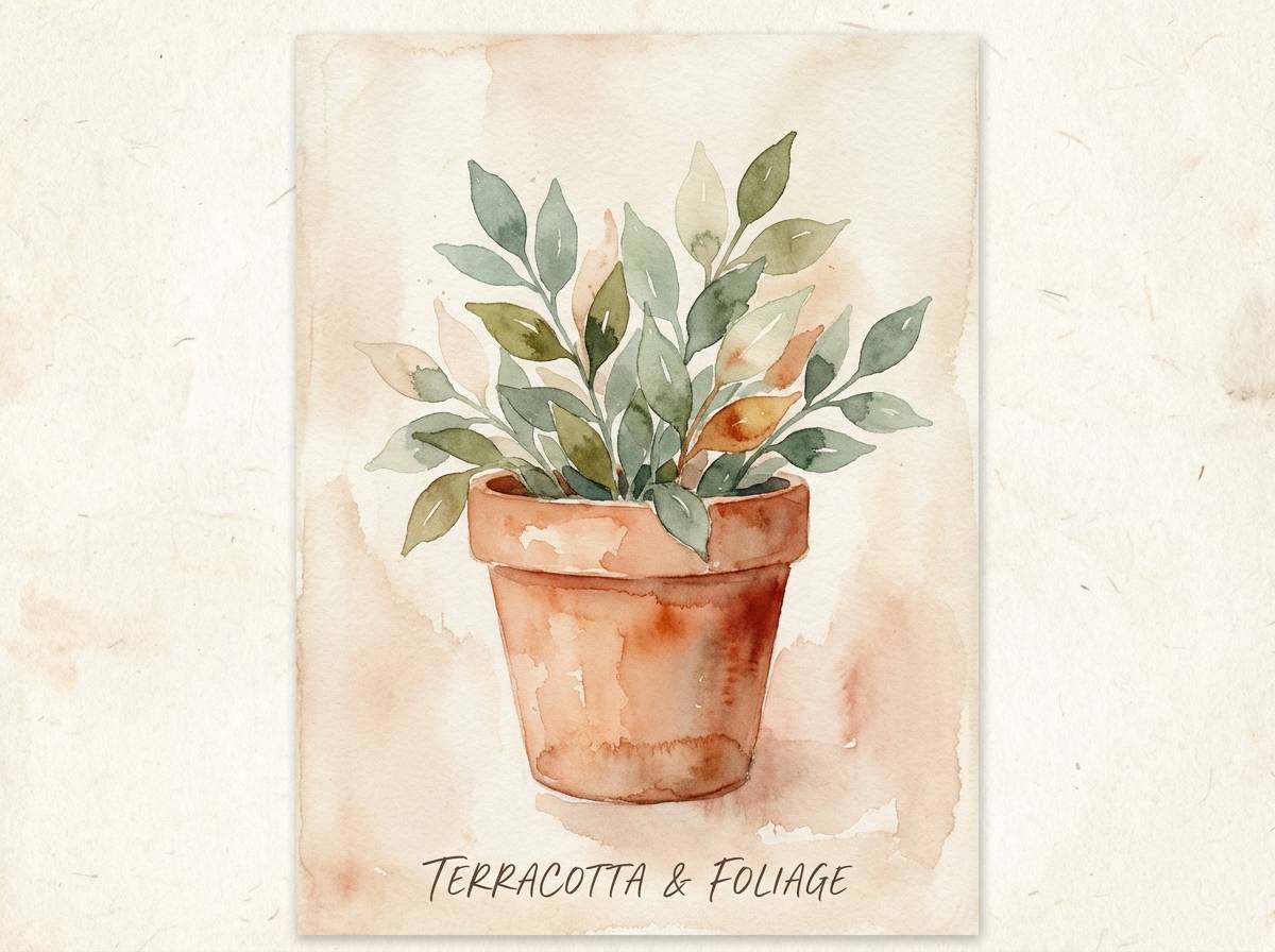 watercolor botanical print