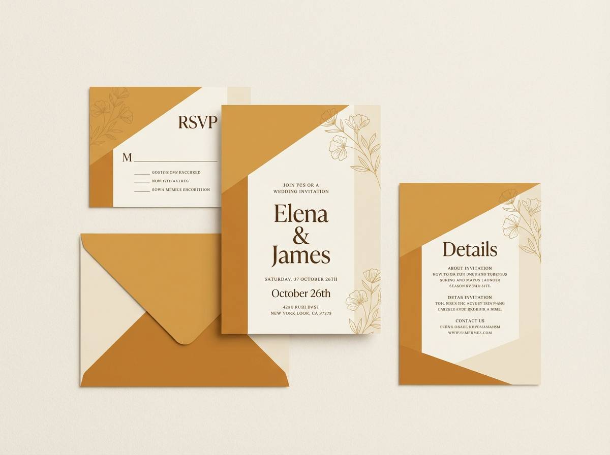 wedding invitation suite