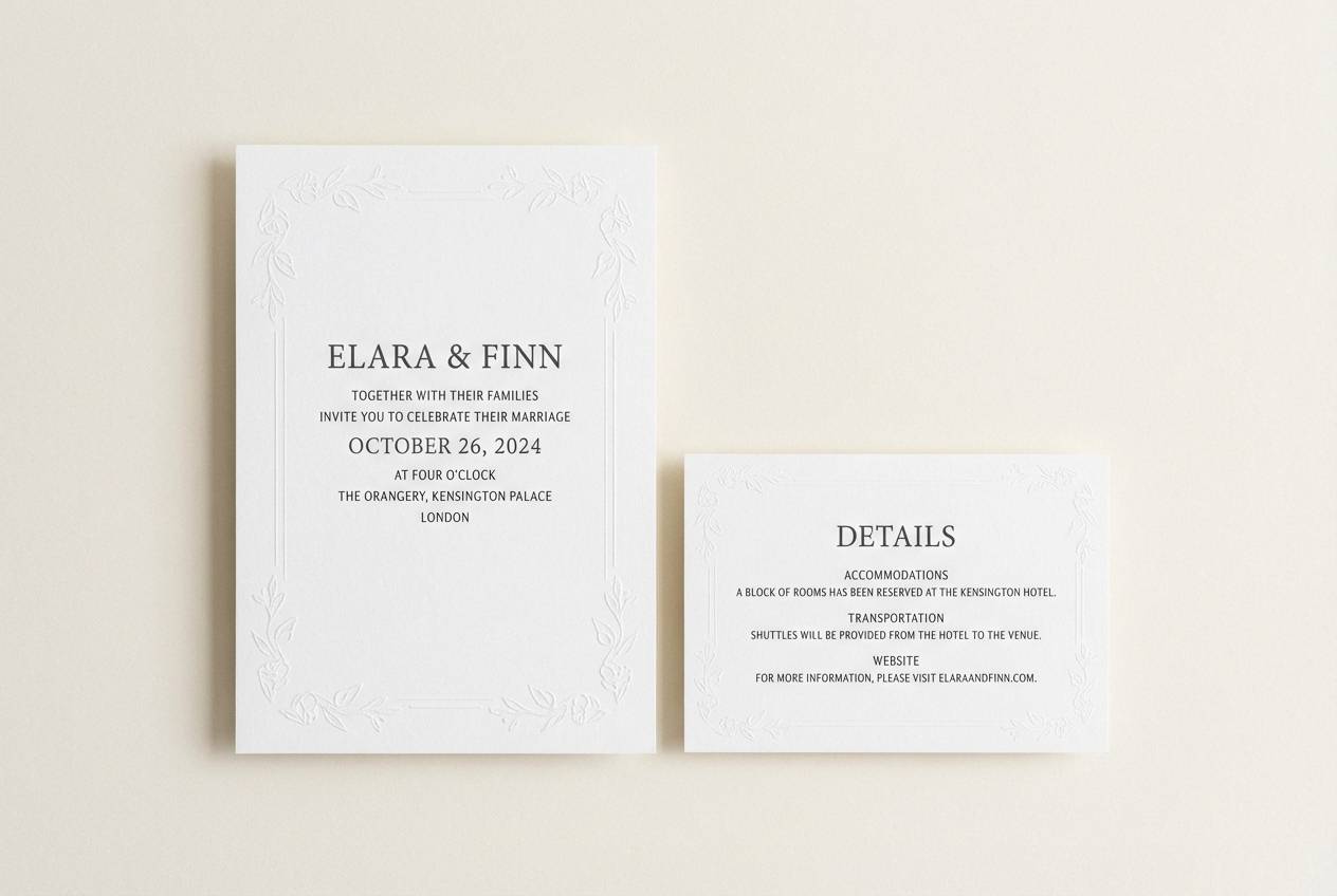 wedding invitation suite