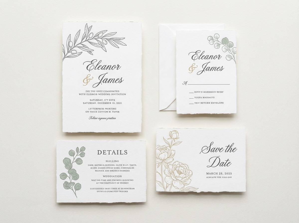wedding invite suite