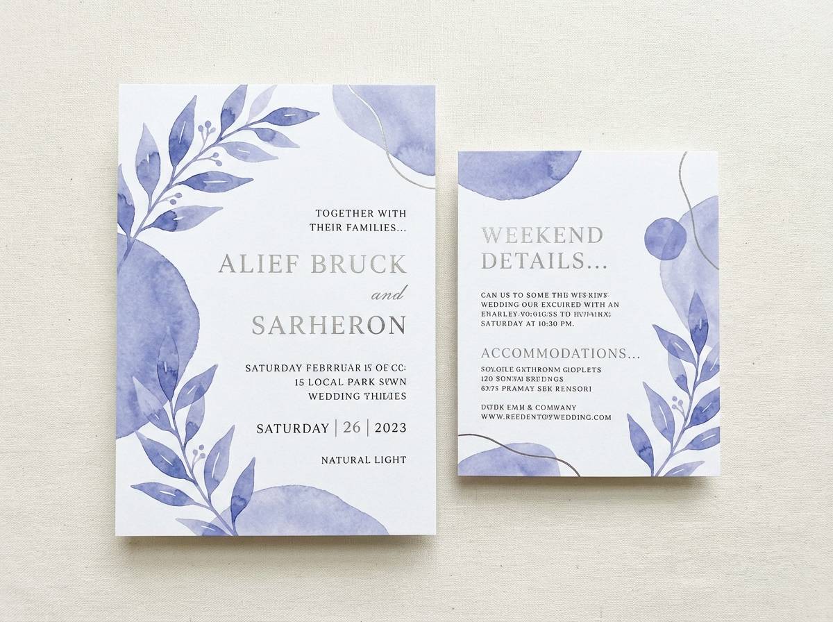 wedding stationery set