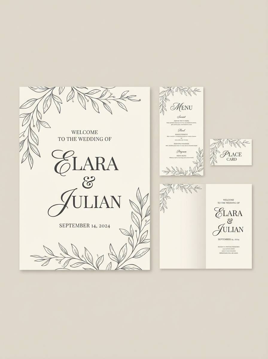 wedding welcome sign