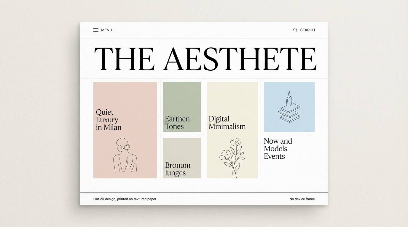 wellness editorial layout