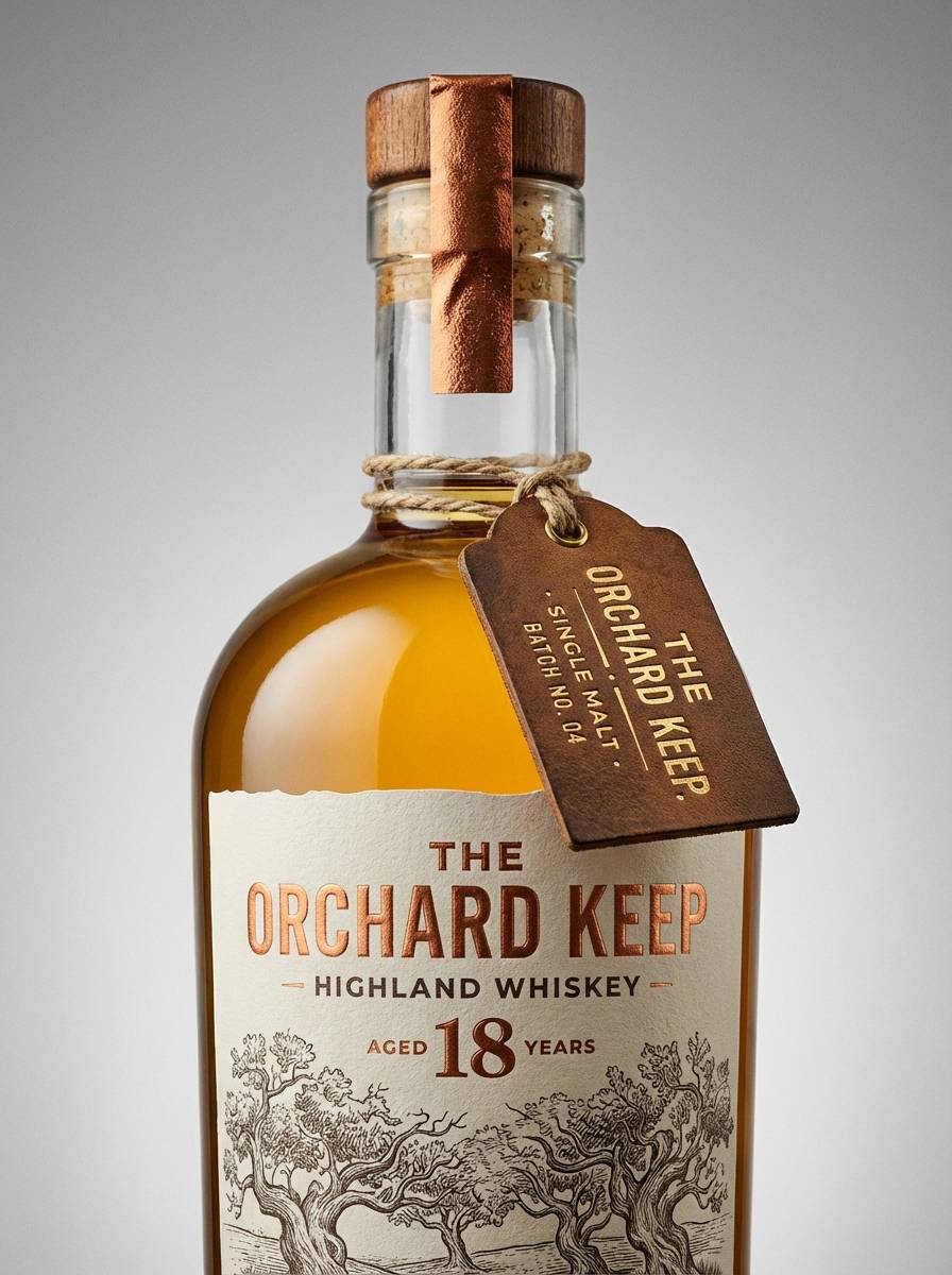 whiskey label design