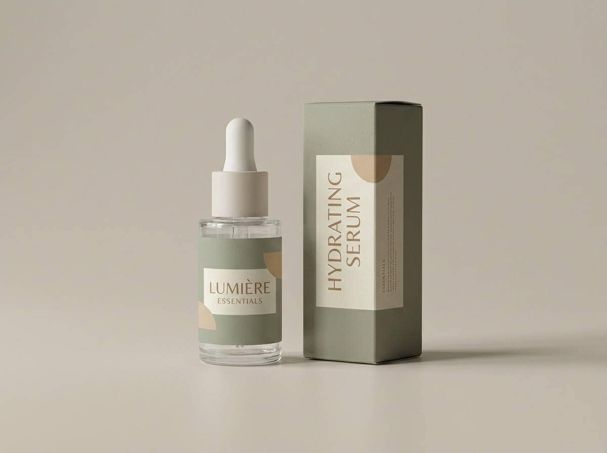 winter seaglass skincare packaging