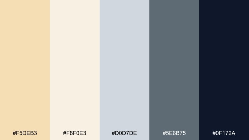 zen paper ui color palette with hex codes