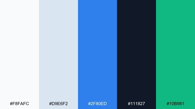 accessible contrast medical color palette with hex codes