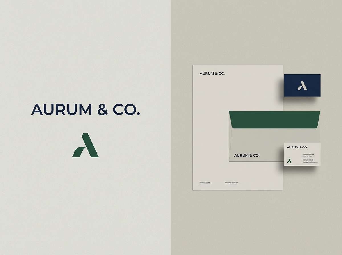 advisory branding mockup