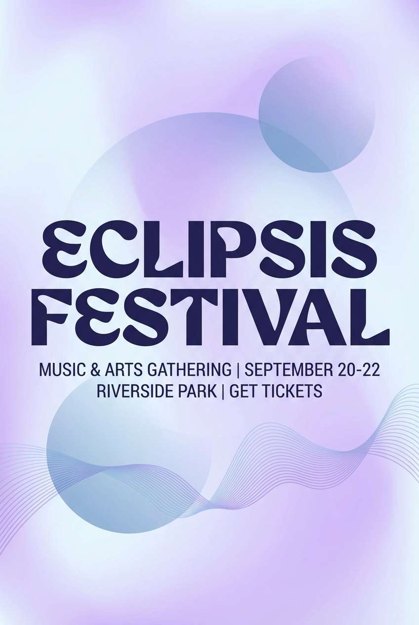 lavender music poster