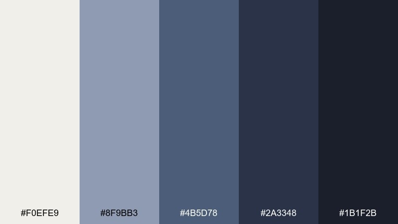 alpine twilight mountain color palette with hex codes