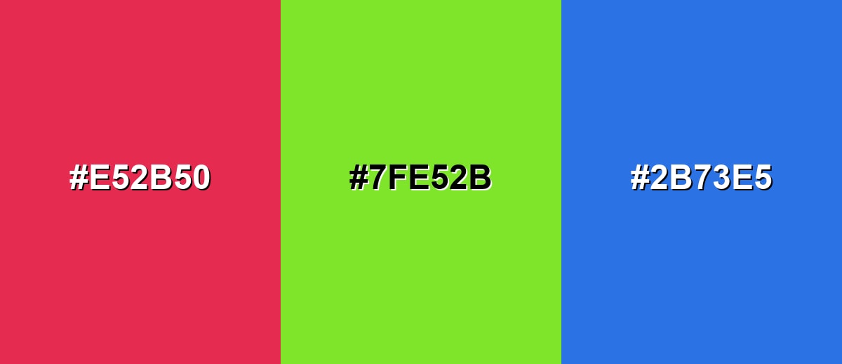 triadic combinations of amaranth-color