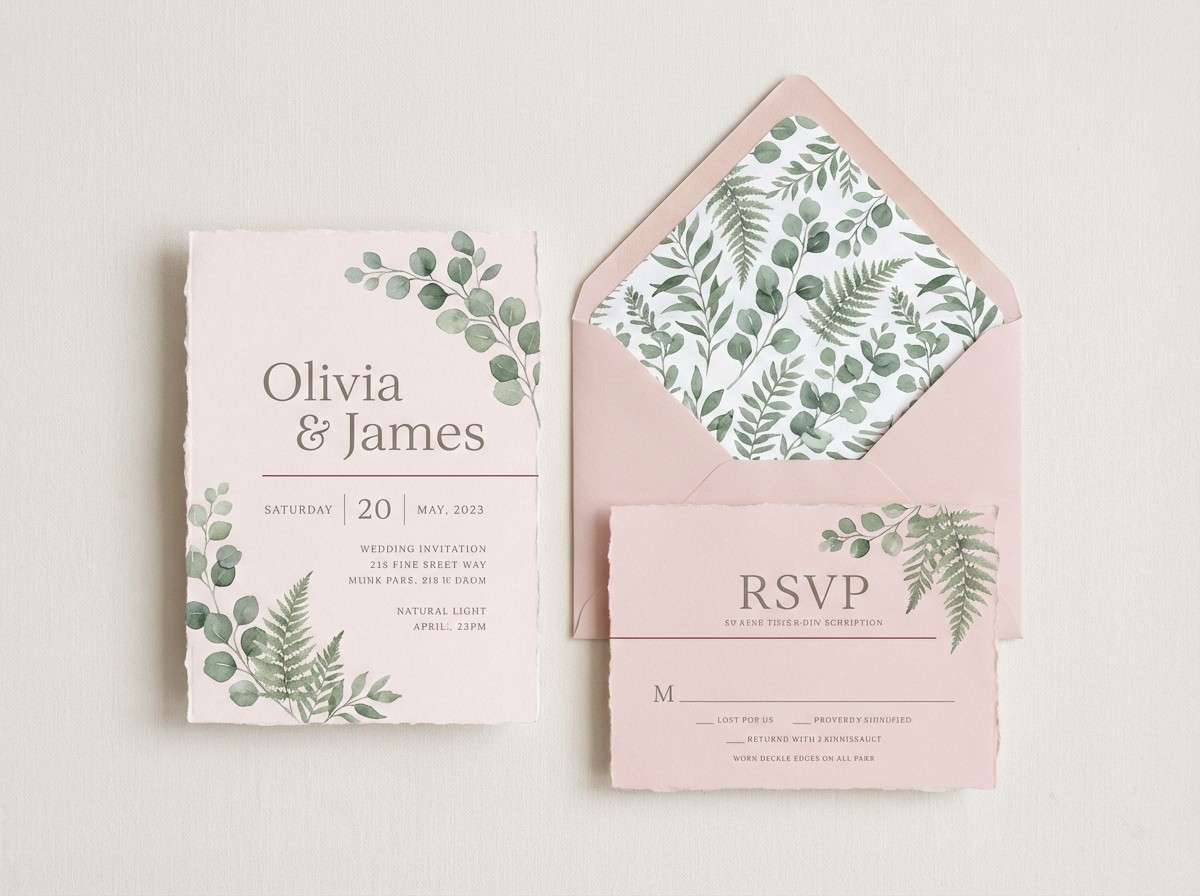 wedding invitation suite