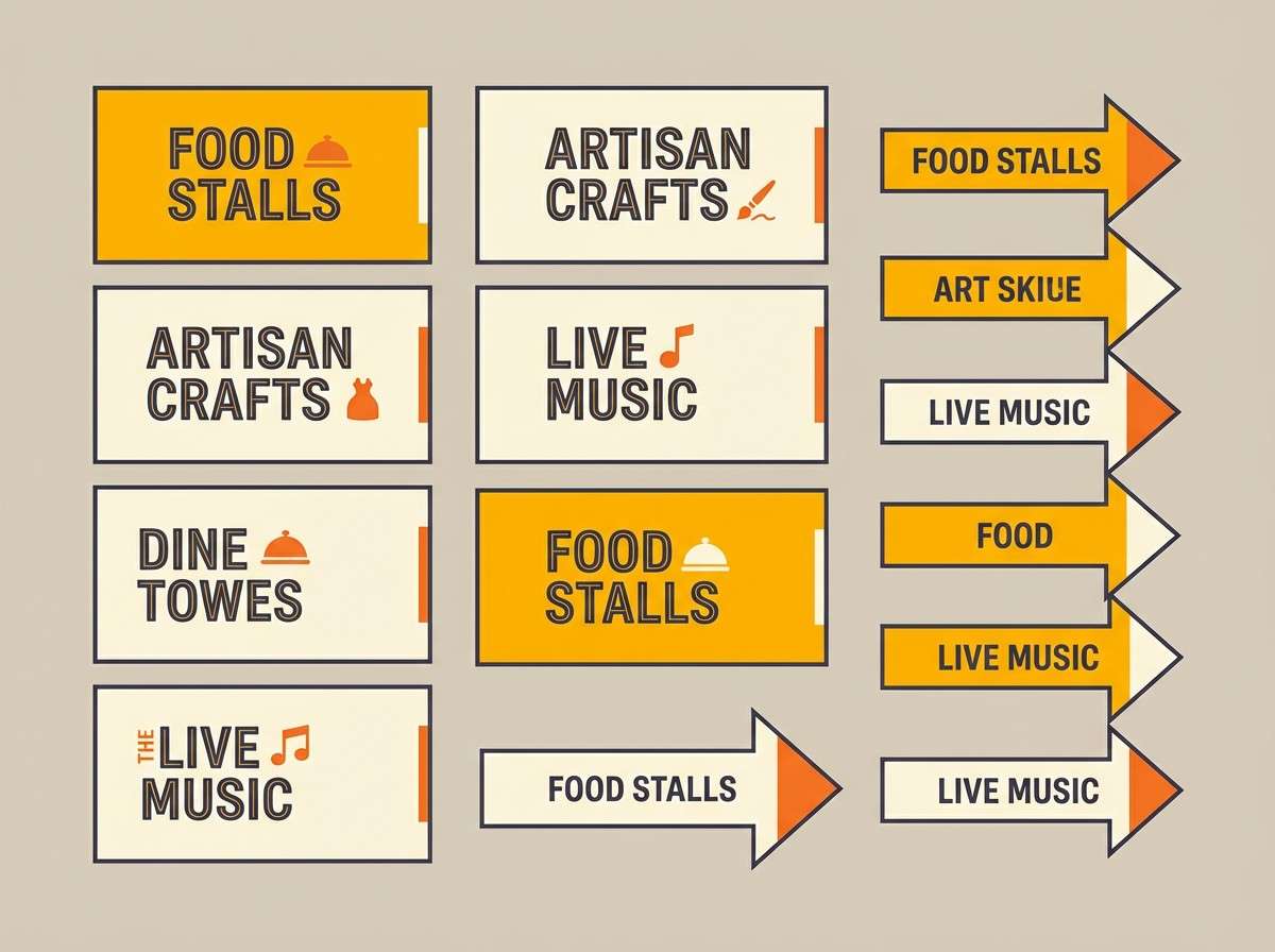 market wayfinding signage