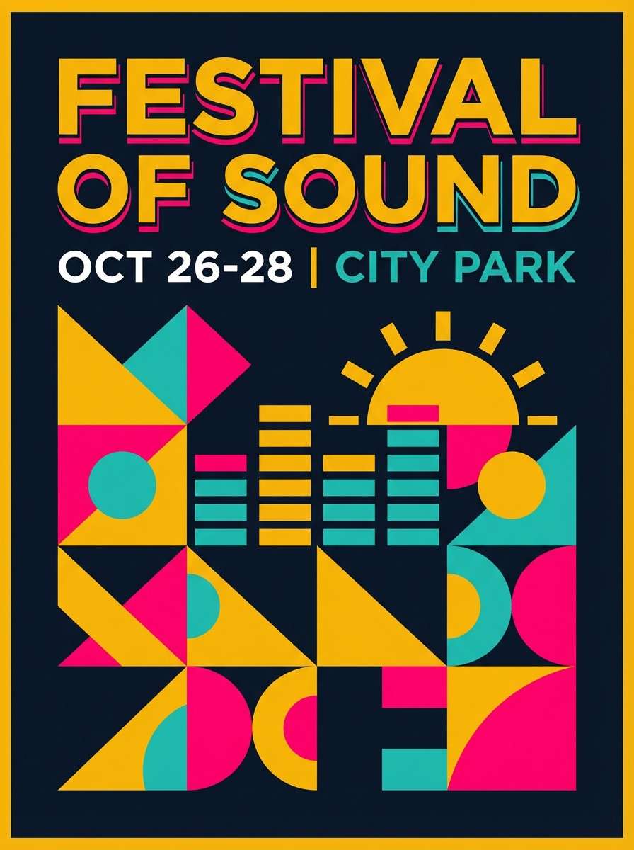 music festival poster