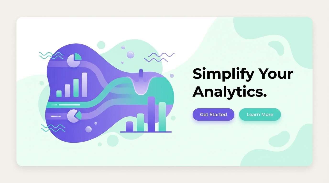 startup landing mockup