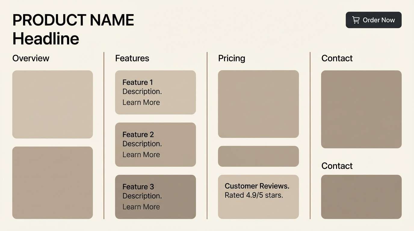 minimal landing in obsidian neutrals