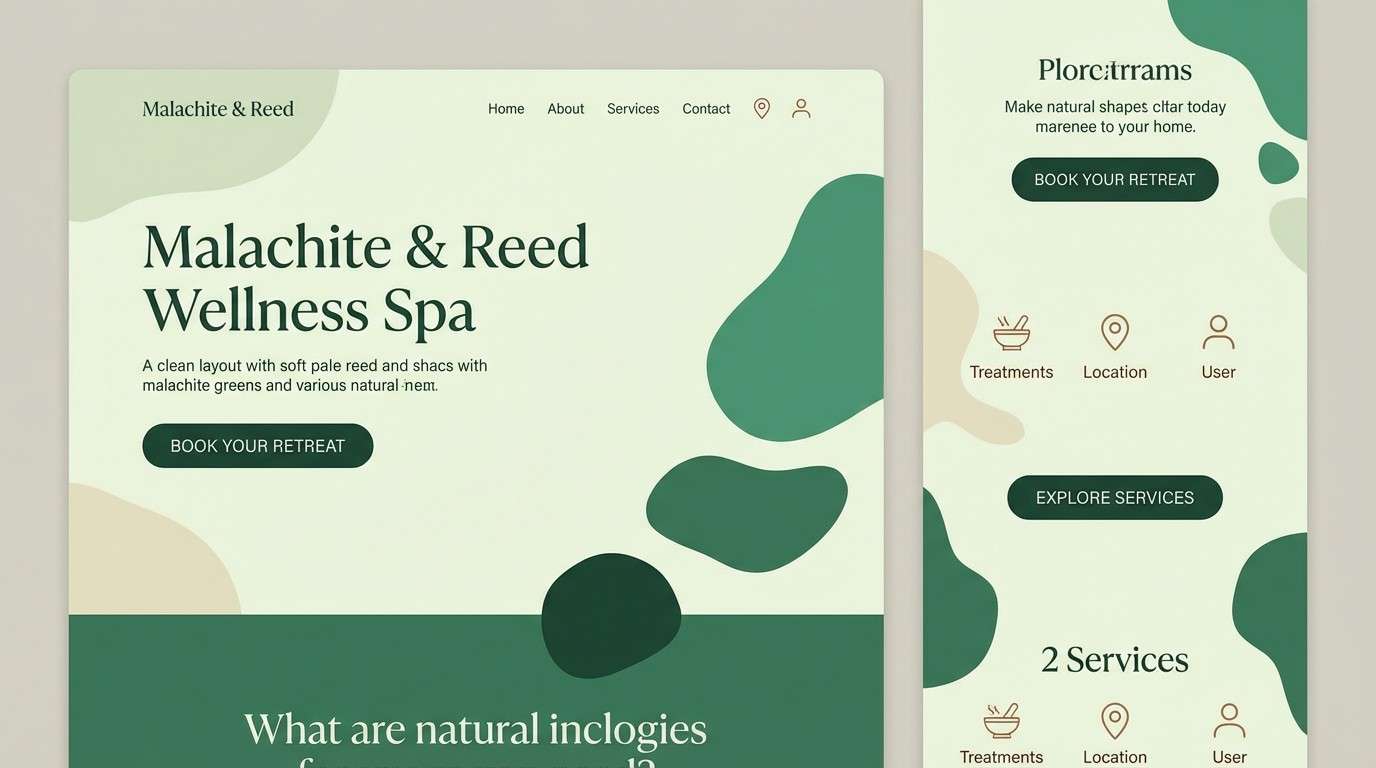 wellness ui in malachite greens