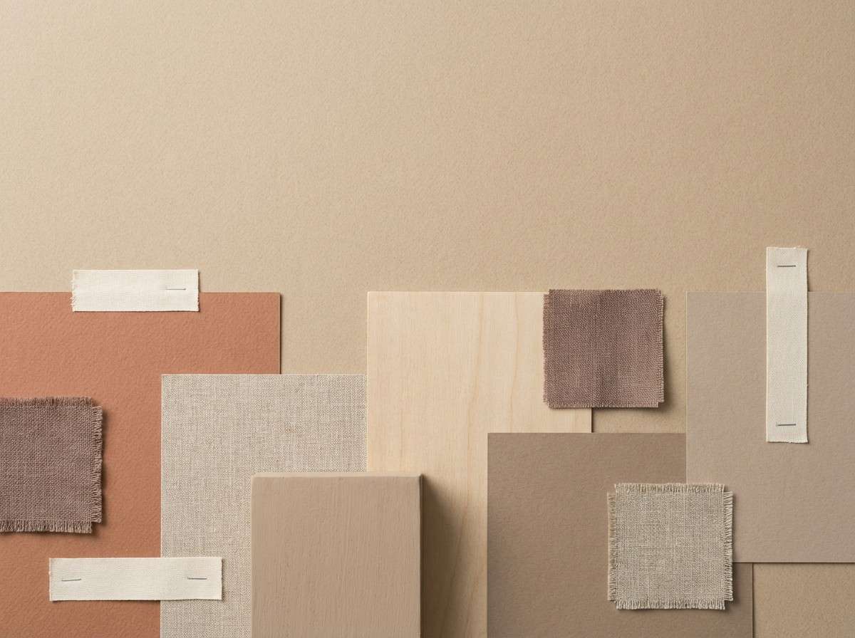 interior moodboard in desert neutrals