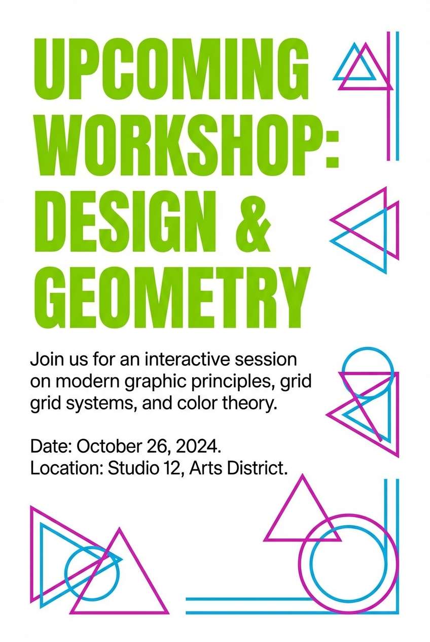 lime punch poster layout