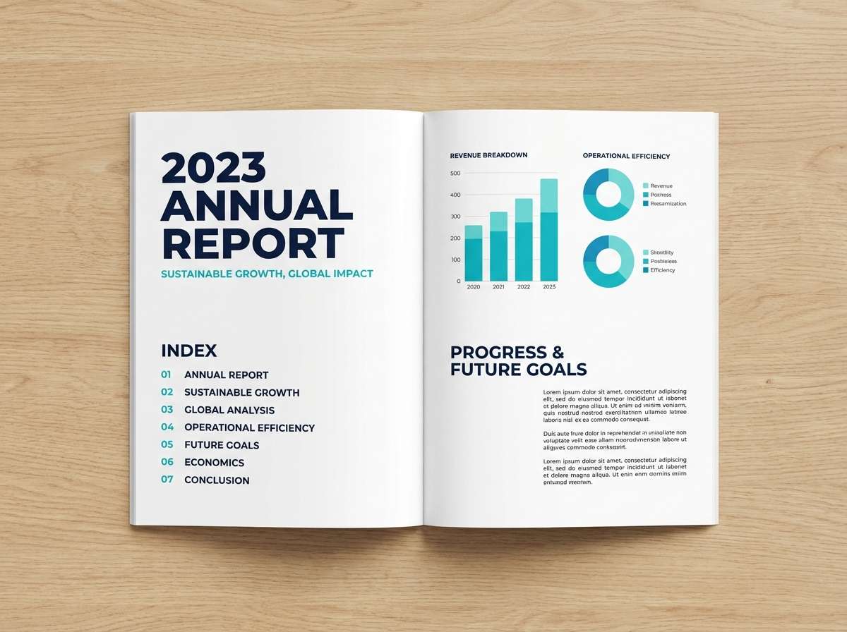 annual report layout