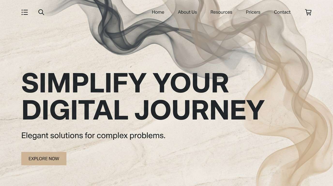 smoky landing page hero