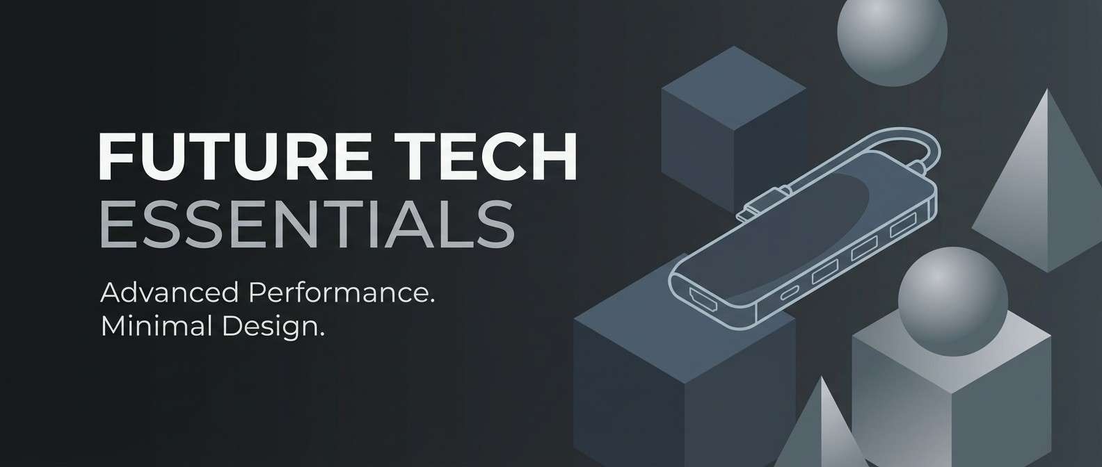 sleek tech promo banner
