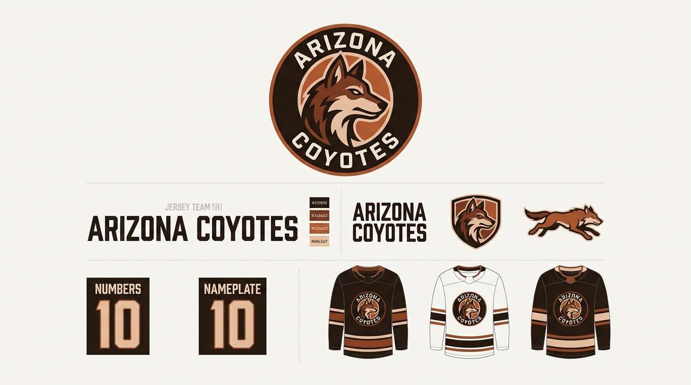 sports rebrand concept board
