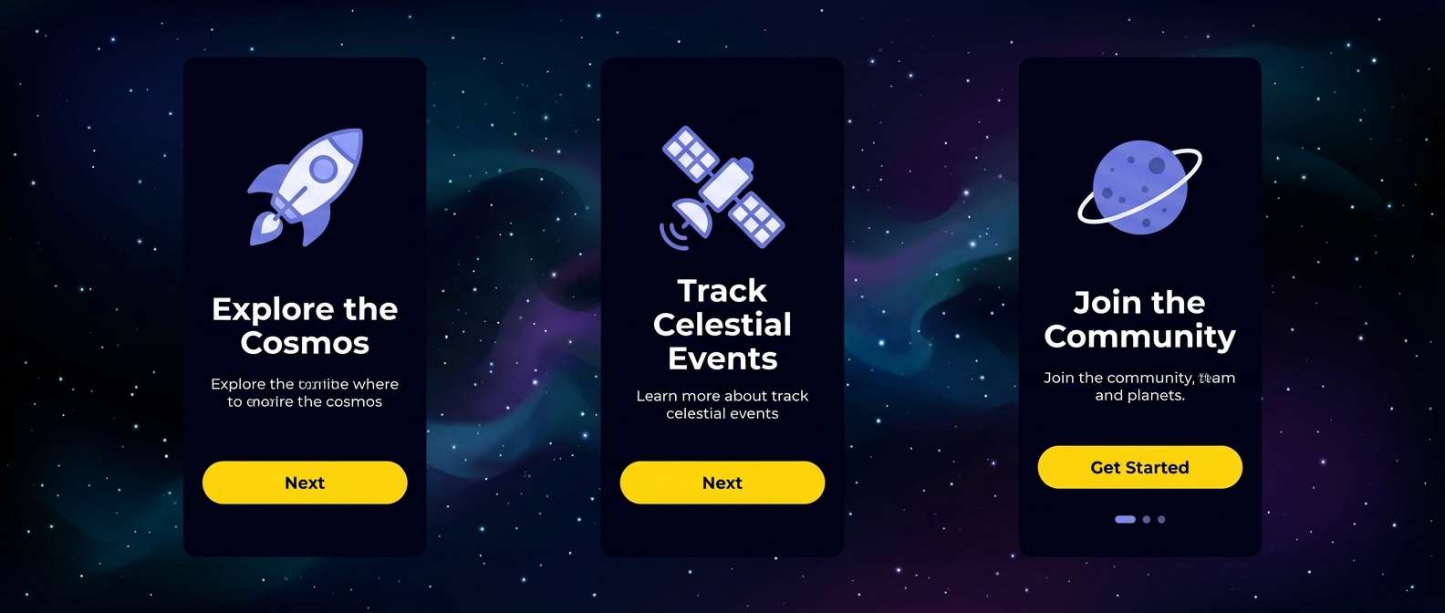 app onboarding screens