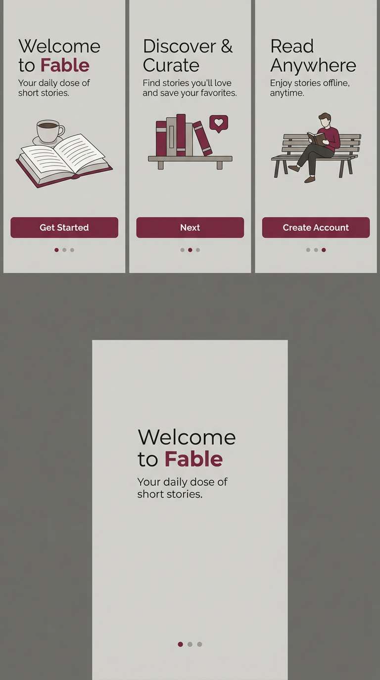 app onboarding screens