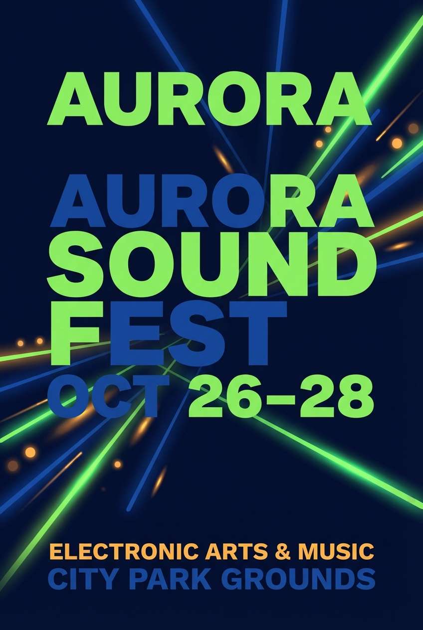 night flyer with green glow