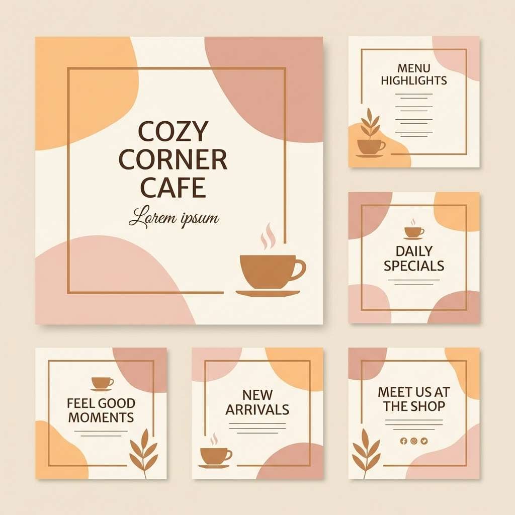 apricot cafe social templates