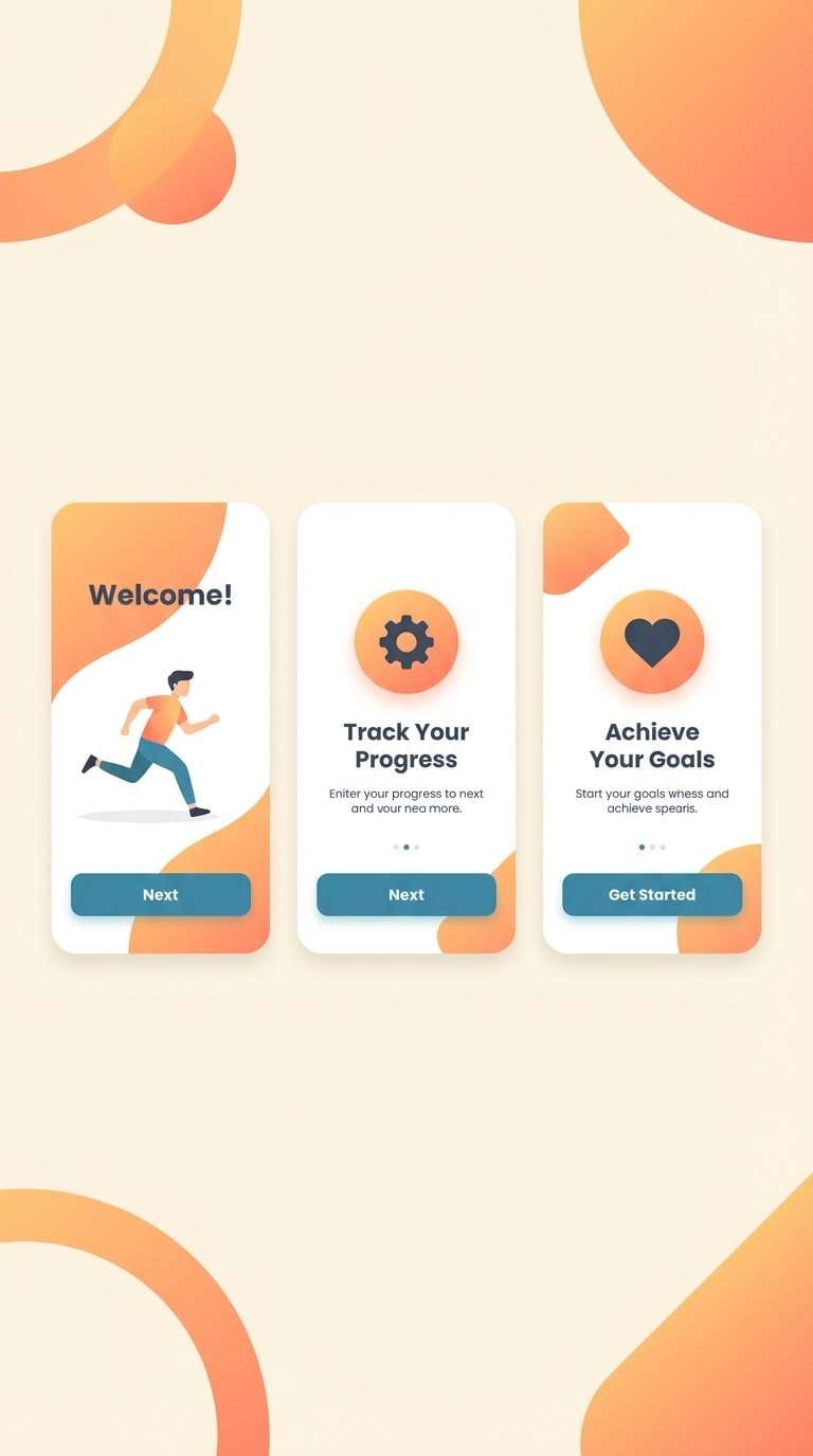 apricot fitness onboarding ui