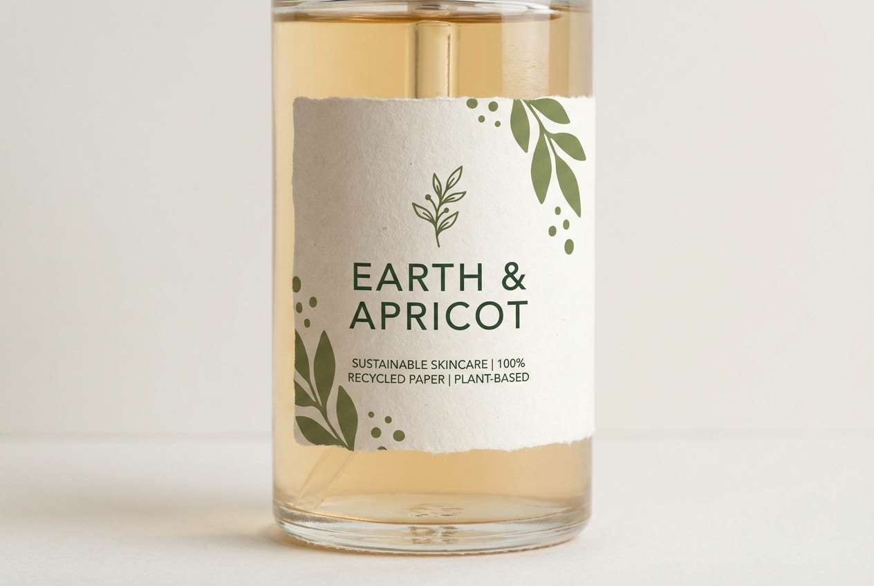apricot eco product label