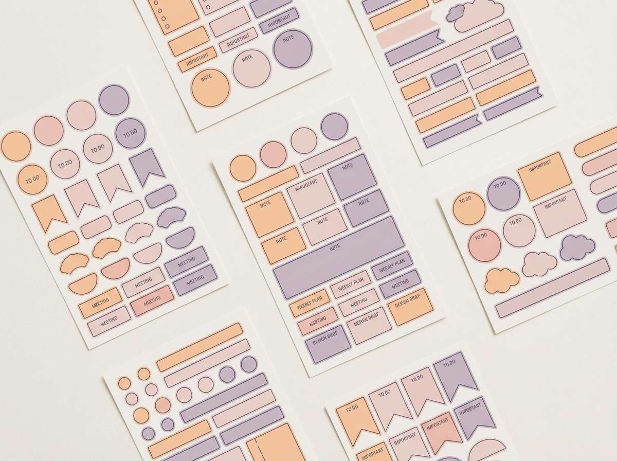 apricot planner stickers