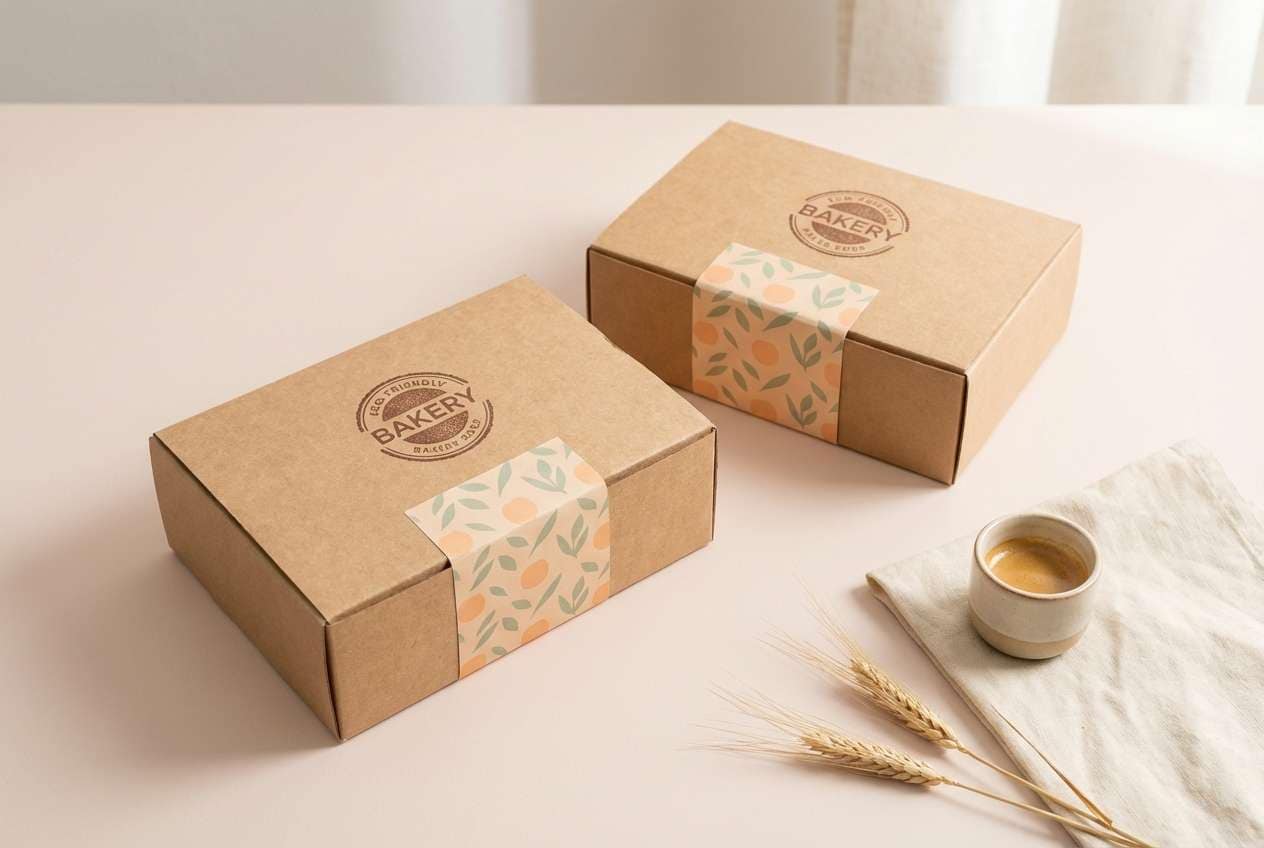 apricot bakery packaging