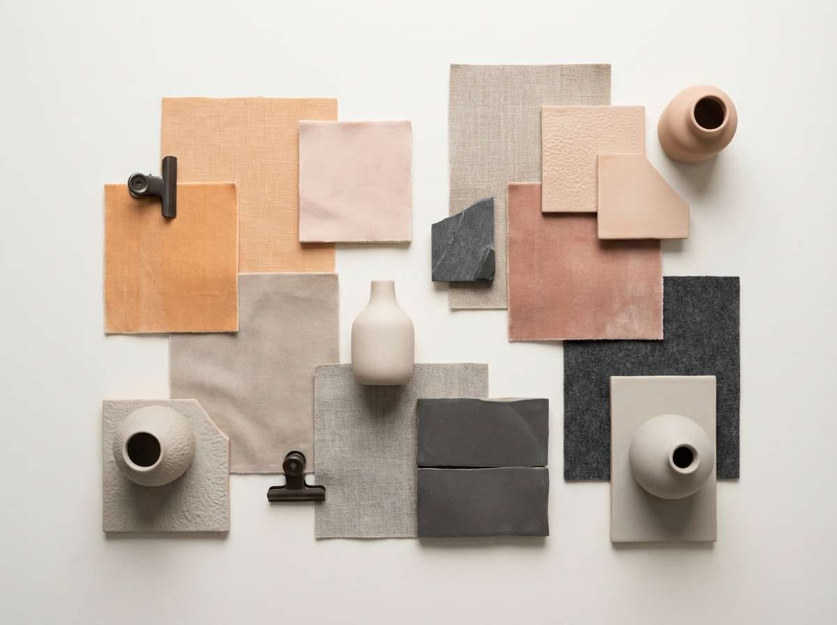 apricot interior mood board