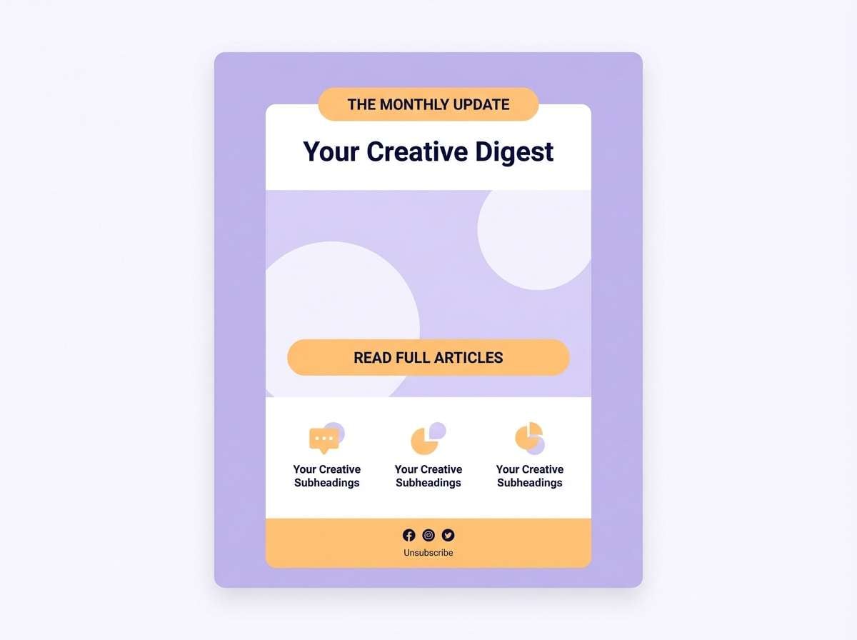 apricot newsletter template