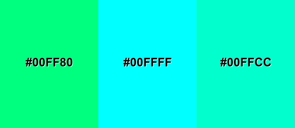 analogous color for aqua-color