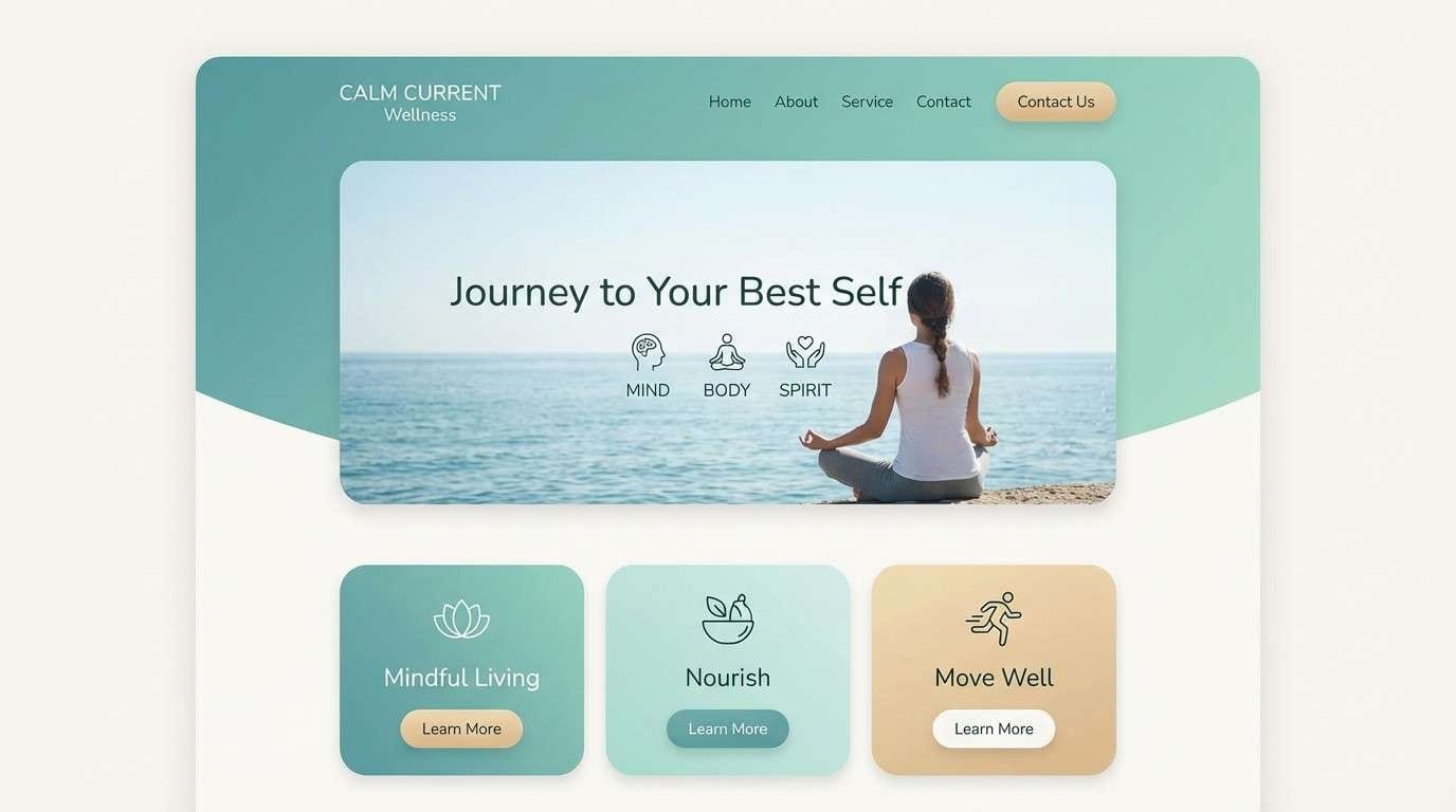 sea glass wellness landing