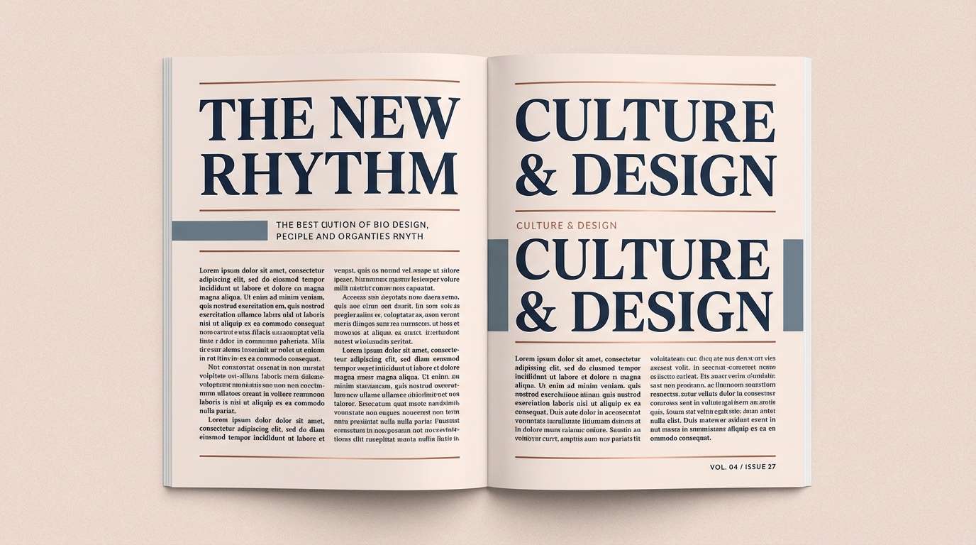 editorial spread layout