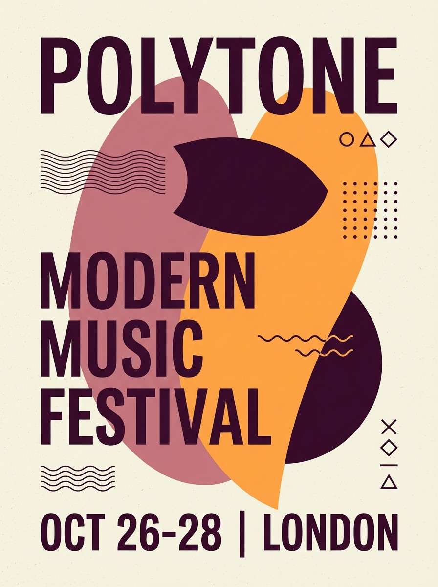 night music flyer design