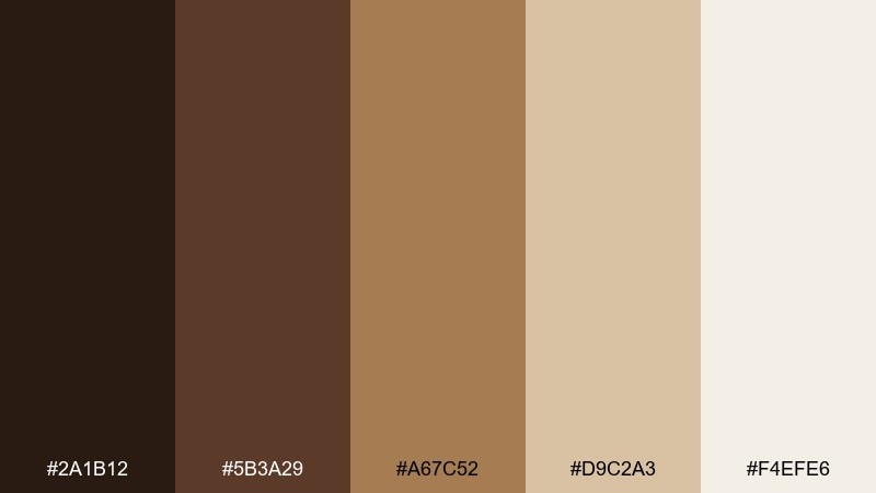 arcane library sepia fantasy color palette with hex codes