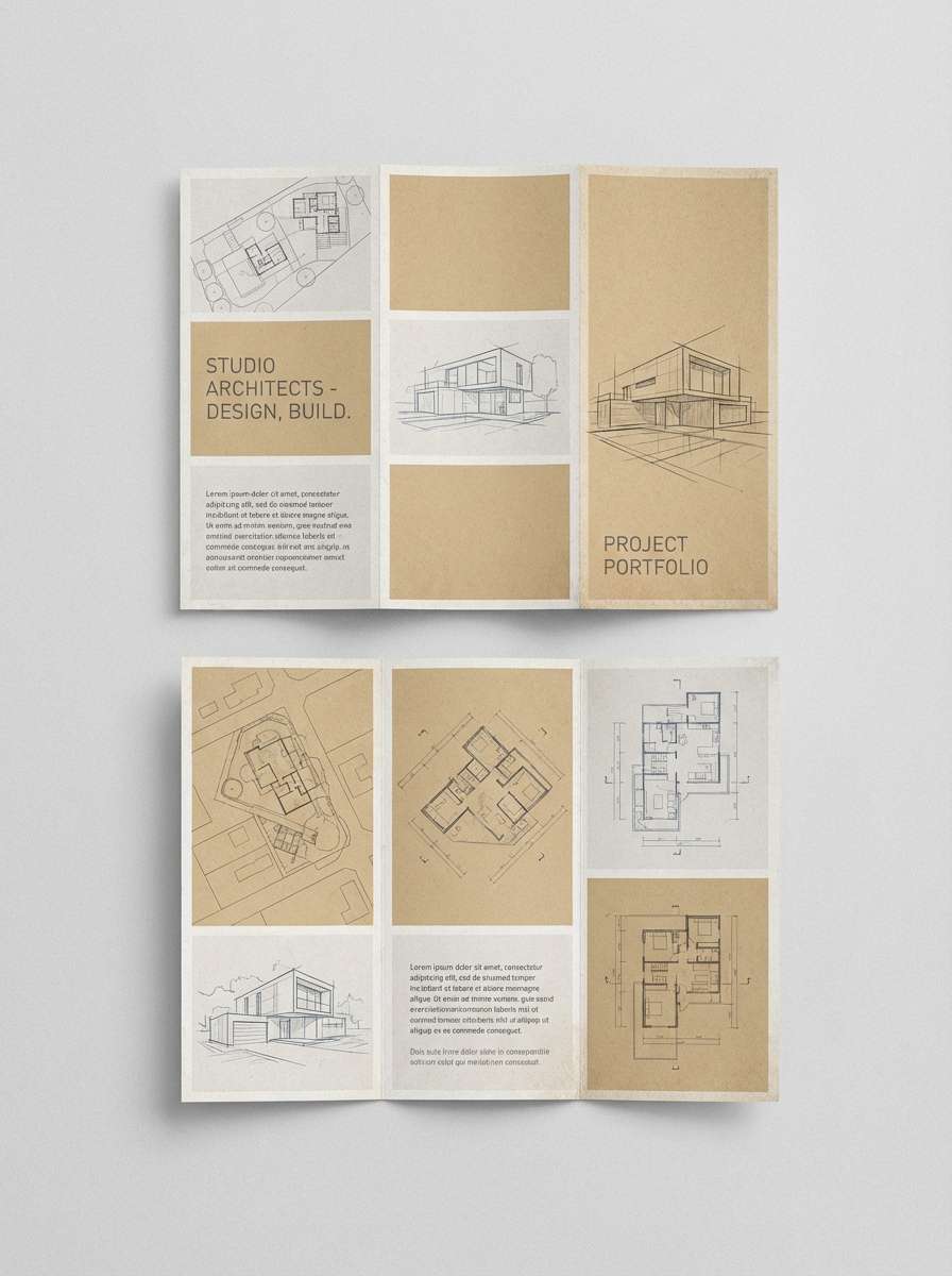architecture brochure layout