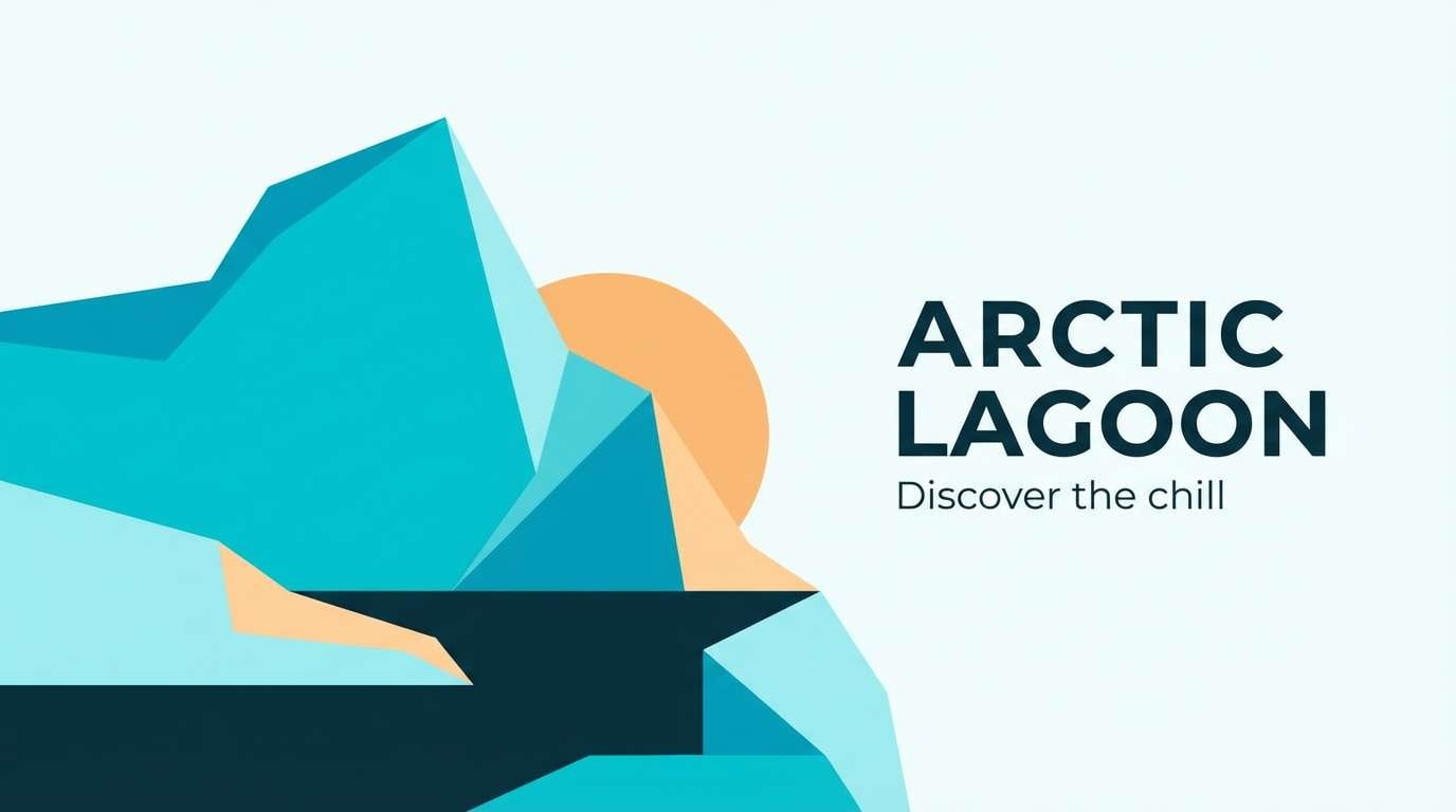 icy cyan website hero