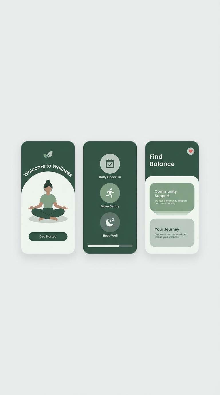 wellness onboarding ui