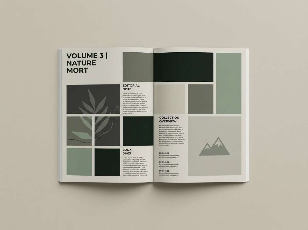 streetwear lookbook layout